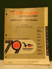 Manual de serviço de popa JOHNSON 1979 V-6 modelos JM-7910 comprar usado  Enviando para Brazil