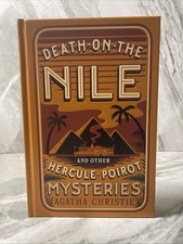 Death on the Nile ABC Murders Five Pigs Agatha Christie Leather Bound Gilded comprar usado Death on the Nile ABC Murders Five Pigs Agatha Christie Leather Bound Gilded comprar usado  Enviando para Brazil