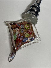Murano millefiori glass for sale  CHESTERFIELD