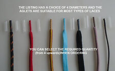 Clear transparent aglets for sale  Shipping to Ireland