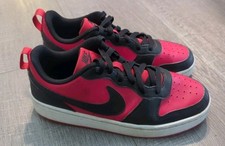 Usado, Tênis Nike Court Borough Low Recraft 6Y meninos crianças preto vermelho DV5456-600 comprar usado  Enviando para Brazil