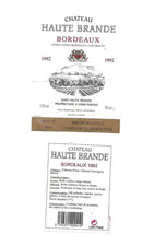 Etiquette vin château d'occasion  Royan