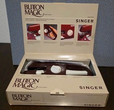 Botão mágico vintage cantor esgoto frete rápido com caixa original  comprar usado  Enviando para Brazil