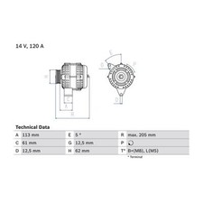 Cashback bosch alternator for sale  BIRMINGHAM