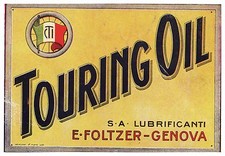 Pubblicita 1923 touring usato  Biella
