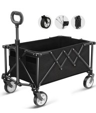 Foldable cart wheels for sale  BIRMINGHAM