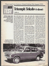 Triumph toledo road for sale  UK