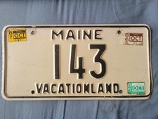 Usado, Placa de licença Maine década de 1980 # 143 número baixo 3 dígitos I love You comprar usado  Enviando para Brazil