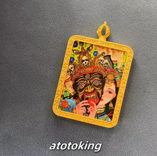 Pingente 2" Xizang bênção monástica Thangka Zakiram viveu vidas passadas e presentes 01, usado comprar usado  Enviando para Brazil