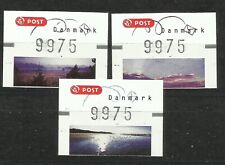 DANMARK FRAMA ATM  3 MAX. VALUES - 99.75 DKK MI.NR. 26-28 STILL VALID 299.25 DKK comprar usado  Enviando para Brazil