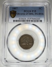1857 pcgs f15 for sale  Beaverton