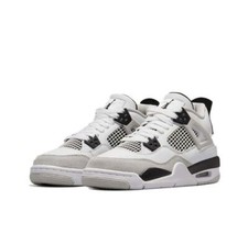 Uomo Donna Sneakers AJ4 Retro Military Scarpe da Ginnastica per Bianco Nero na sprzedaż  Wysyłka do Poland
