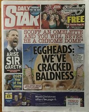 Jornal Sophie Ellis-Bextor Taylor Oasis Sir Gareth Honours Daily Star 31 de dezembro comprar usado  Enviando para Brazil