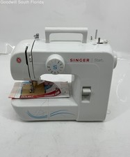 Máquina de costura Singer Start modelo 1304 branca portátil artesanato não testada comprar usado  Enviando para Brazil