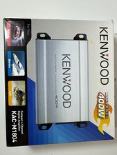 Amplificador digital compacto Kenwood 4 canais KAC-M1804 400W potência máxima RMS 45W X4 comprar usado  Enviando para Brazil