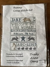 Bunny cross stitch for sale  HAMPTON