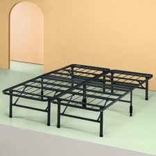 Podwójne łóżko cynowe metalowe 140x200 cm czarne, używany na sprzedaż  PL