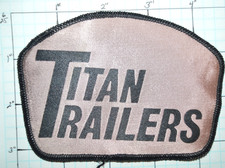 TITAN TRAILERS CANADÁ? REMENDO PUBLICITÁRIO VINTAGE TECIDO comprar usado  Enviando para Brazil