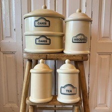 Vintage kitchen canisters for sale  CRANLEIGH