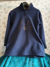 Navy blue fleece for sale  CANNOCK