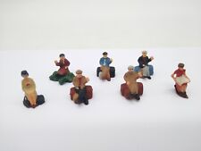 Model figures sitting for sale  ALNWICK