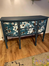 Designer upcycled navy for sale  KETTERING