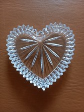 Glasschale schale herzform gebraucht kaufen  Moosbach