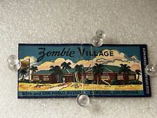 Vintage matchbook zombie for sale  Hillsboro