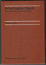 Ddr arbeitsgesetzbuch rechtsvo gebraucht kaufen  Bautzen