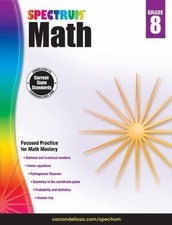 Spectrum math workbook for sale  Montgomery