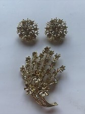 Vintage brooch earrings. for sale  Cold Brook