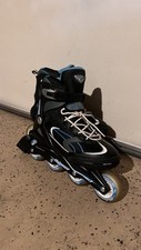 Rollerblade Bladerunner Preto/Azul Feminino Tamanho 10 M, usado comprar usado  Enviando para Brazil