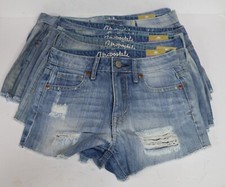Usado, LOTE DE REVENDA 7 PARES DE SHORTS JEANS AZUL AEROPOSTALE CINTURA ALTA SHORTY DESTRUÍDO comprar usado  Enviando para Brazil