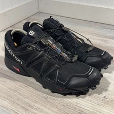 Usado, Tênis de corrida Salomon Speedcross 4 Trail masculino preto trilha - EUA 10.5 comprar usado  Enviando para Brazil