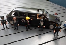 Custom Playmobil City - Cadillac One + Président Américain Donald Trump + motard comprar usado  Enviando para Brazil