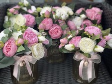 Six flowers vases for sale  SWADLINCOTE