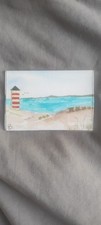 Magnet aquarelle phare d'occasion  Poissy