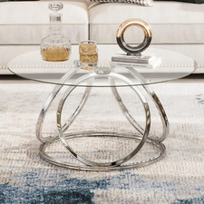 Silver coffee table for sale  San Bernardino