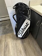 Bolsa de transporte/soporte premium Titleist Golf 2024 como nueva - negra/blanca segunda mano  Embacar hacia Argentina