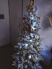 Albero natale innevato usato  Italia