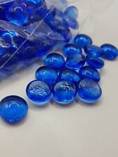 Blue glass nuggets for sale  LUTON