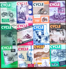 12 x Cycle Magazines Jan-Dec 1954 comprar usado  Enviando para Brazil