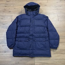 Usado, L.L. Jaqueta Parka Masculina Bean Mountain Classic Puffer Down Tamanho Médio Azul Marinho comprar usado  Enviando para Brazil