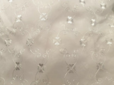 Katy white voile for sale  BURTON-ON-TRENT