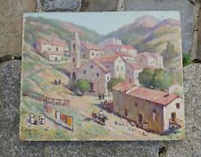 Tableau village lama d'occasion  France
