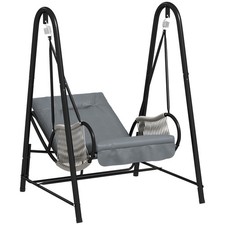 Outsunny rattan swing for sale  GREENFORD