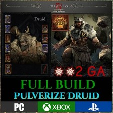 💥Diablo 4💥Powderize Druid💥 ENDGAME BUILD 💥SEASON 9 SINS OF HORADRIM S9 D4, używany na sprzedaż  PL