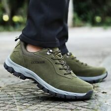 Sapatos masculinos resistentes ao deslizamento couro ao ar livre impermeável caminhadas acampamento treinadores comprar usado  Enviando para Brazil