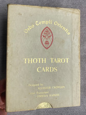 ALEISTER CROWLEY, THOTH TAROT, WHITE BOX A, 1st Llywelyn Printing (HONG KONG), usado comprar usado  Enviando para Brazil