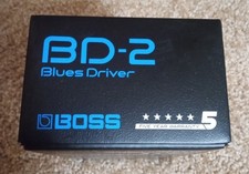 BOSS BLUES DRIVER BD-2 PEDAL INTERRUPTOR DE PÉ DE GUITARRA EXCELENTE ESTADO CAIXA ORIGINAL comprar usado  Enviando para Brazil